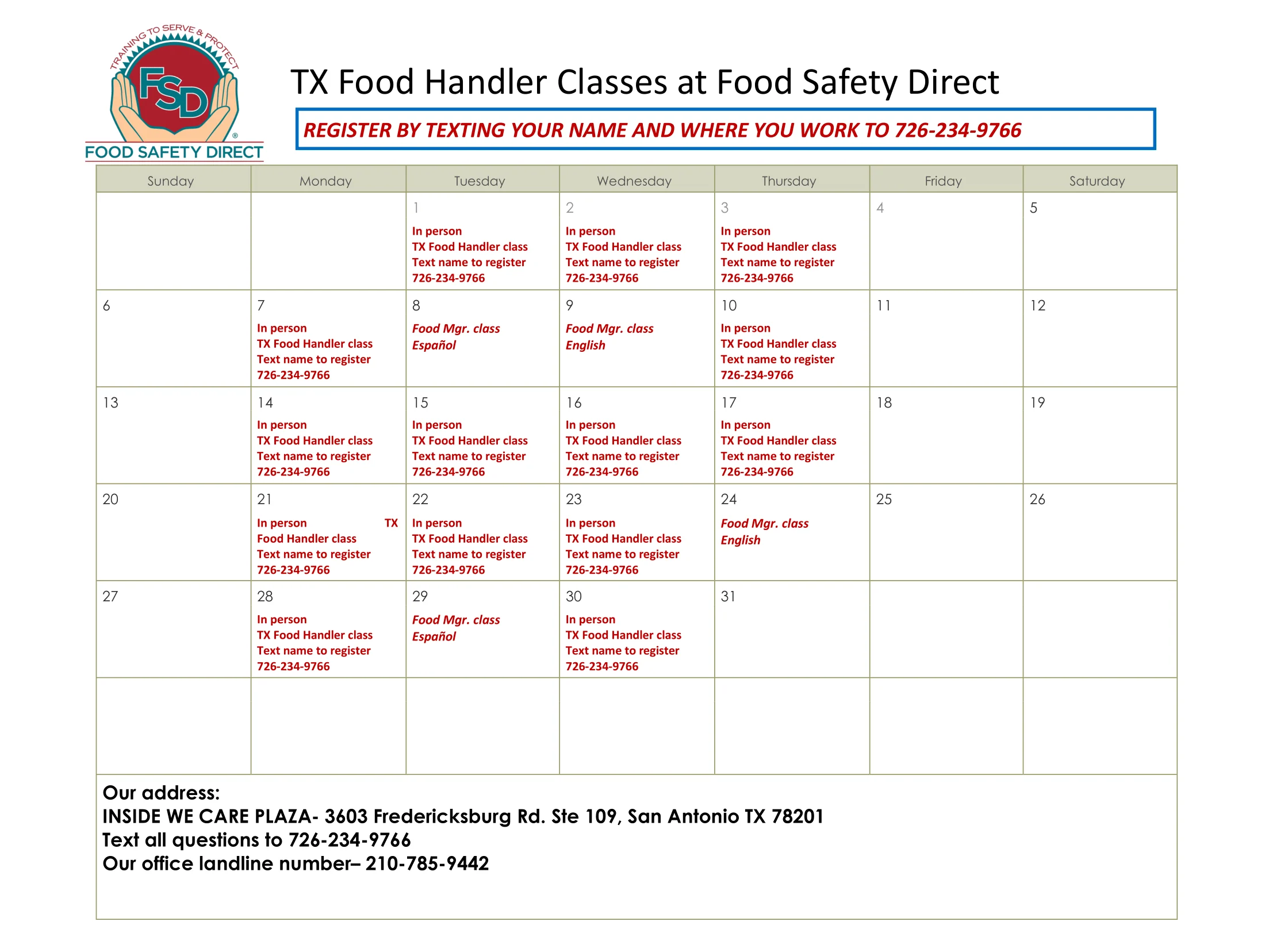 Food Safety Direct